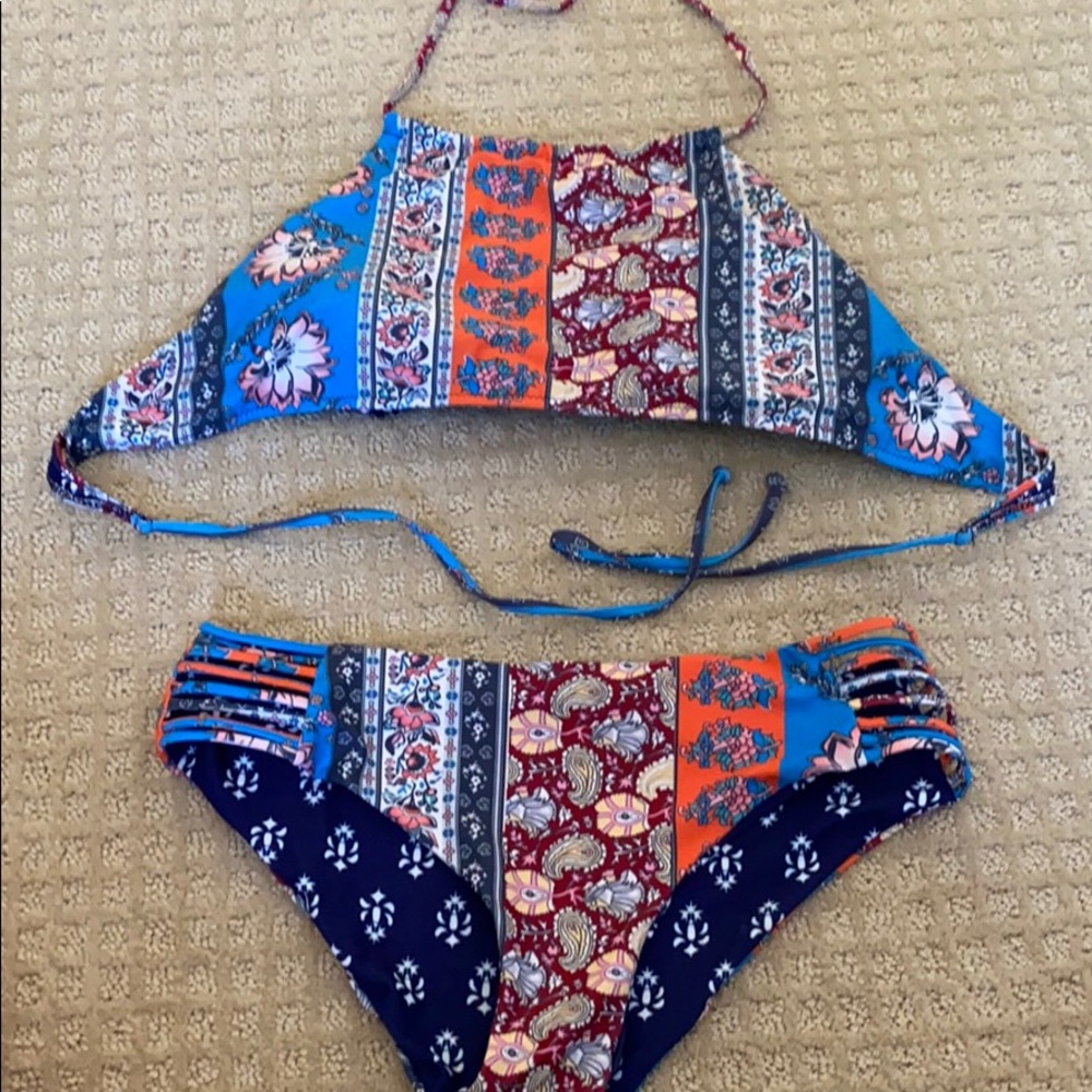 reversible halter bikini